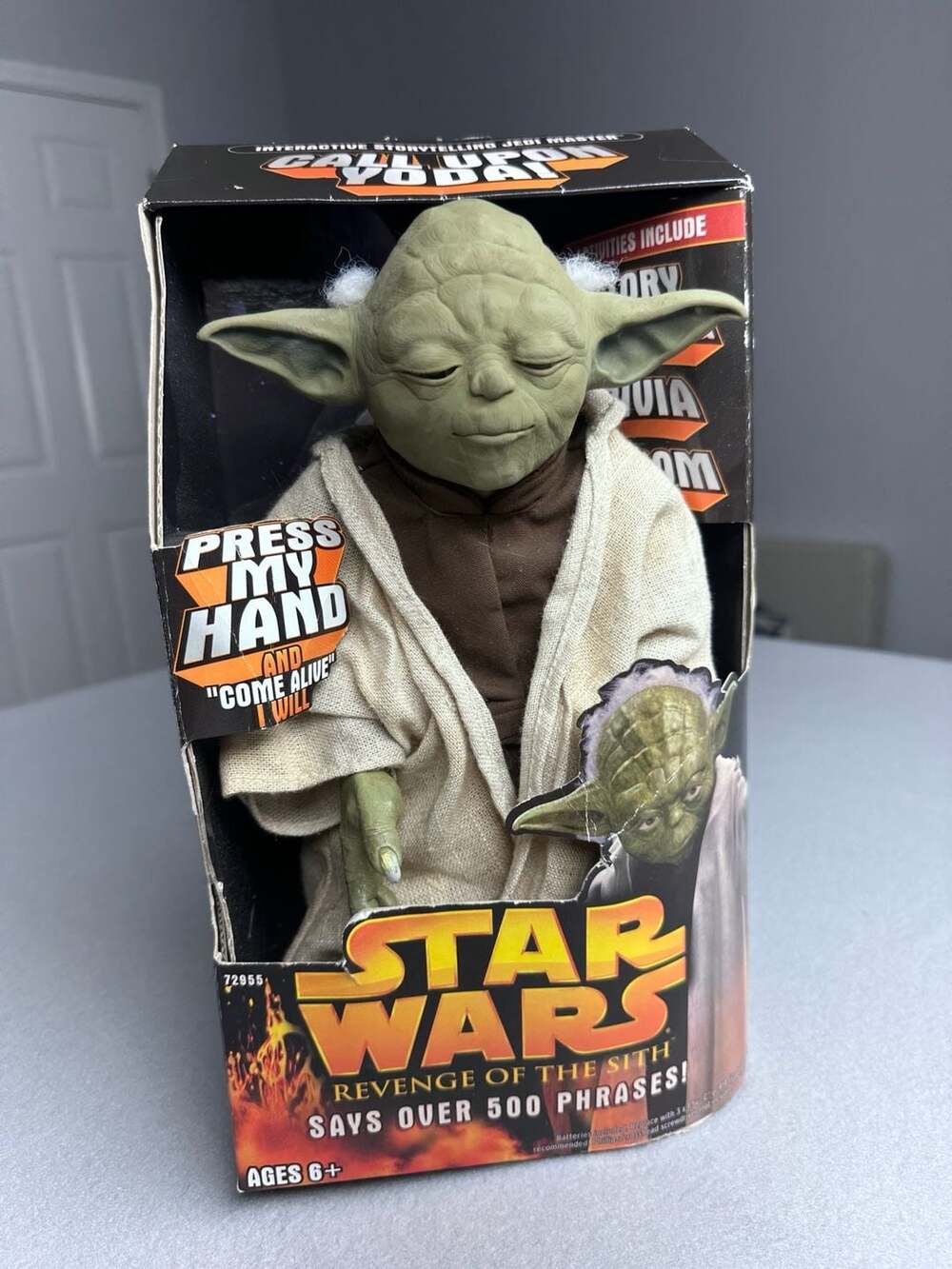 Star Wars Revenge of the Sith Interactive Yoda Figure - Untested